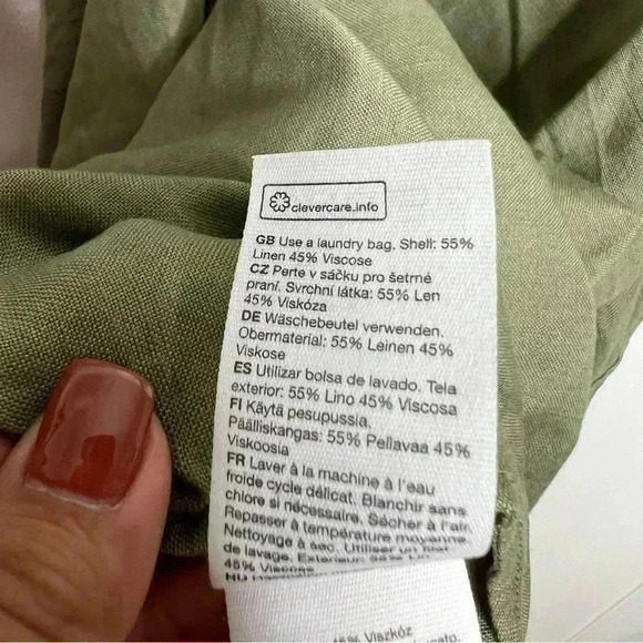 Paris Atelier & Other Stories Linen Wrap Dress US 8 - Picture 7 of 7